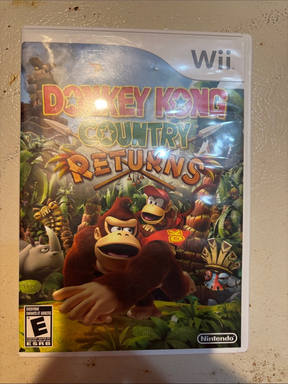 Nintendo Donkey Kong Country Returns Wii - Multicolor Cover with manual
